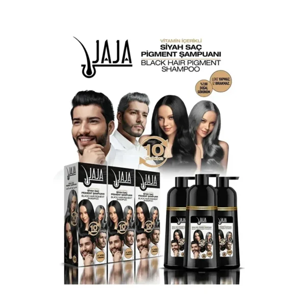 Jaja Saç Siyahlaştırıcı Şampuan Boya Siyah 300 ML